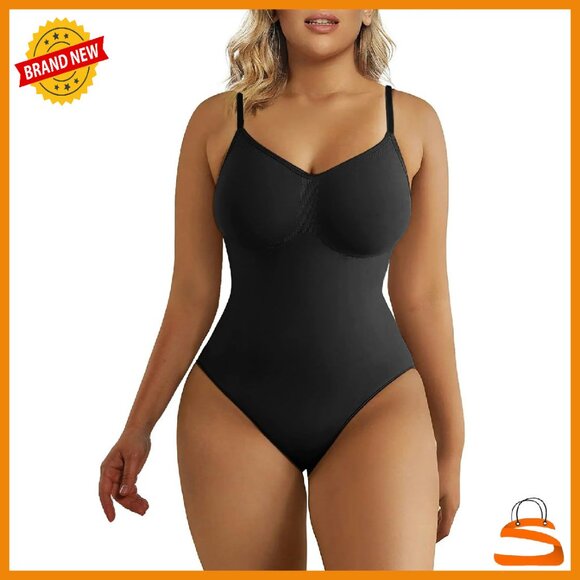 Seamless Shapewear Bodysuit Tummy Control Full Body Shaper